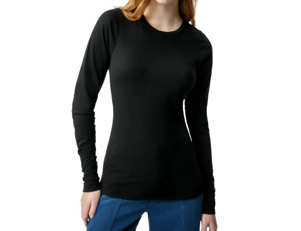 NEW AMO sweet long sleeve tee in black